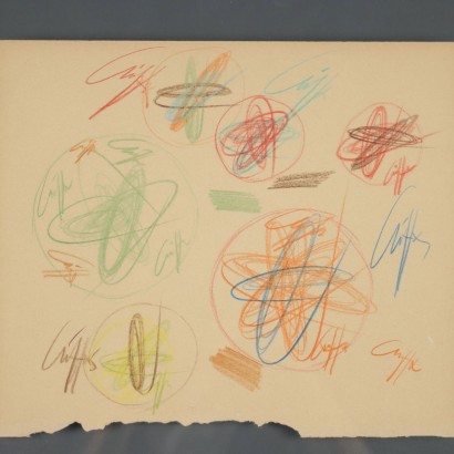 Disegno di Roberto Crippa,Spirali,Roberto Crippa,Roberto Crippa,Roberto Crippa