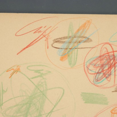 Disegno di Roberto Crippa,Spirali,Roberto Crippa,Roberto Crippa,Roberto Crippa