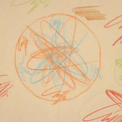 Disegno di Roberto Crippa,Spirali,Roberto Crippa,Roberto Crippa,Roberto Crippa