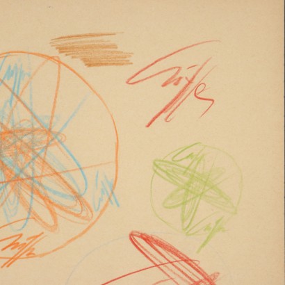 Disegno di Roberto Crippa,Spirali,Roberto Crippa,Roberto Crippa,Roberto Crippa