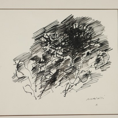 Dipinto di Ennio Morlotti,Fiori di calendula,Ennio Morlotti,Ennio Morlotti,Ennio Morlotti,Ennio Morlotti