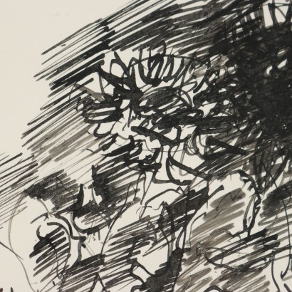 Dipinto di Ennio Morlotti,Fiori di calendula,Ennio Morlotti,Ennio Morlotti,Ennio Morlotti,Ennio Morlotti