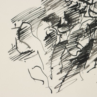 Dipinto di Ennio Morlotti,Fiori di calendula,Ennio Morlotti,Ennio Morlotti,Ennio Morlotti,Ennio Morlotti