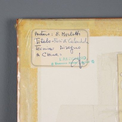 Dipinto di Ennio Morlotti,Fiori di calendula,Ennio Morlotti,Ennio Morlotti,Ennio Morlotti,Ennio Morlotti