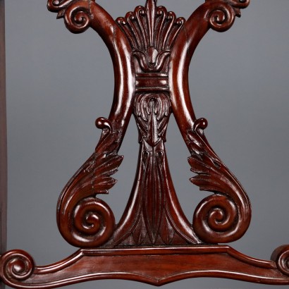 chaises, ensemble de quatre chaises victoriennes