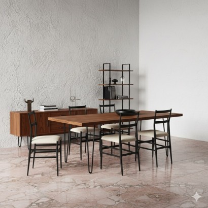 Sechs Stühle '699 Superleggera0apost,Gio Ponti,Gio Ponti,Gio Ponti,Gio Ponti,Gio Ponti,Gio Ponti,Gio Ponti