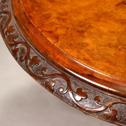 TAVOLINO a biscotto,Tavolo a Biscotto in Noce