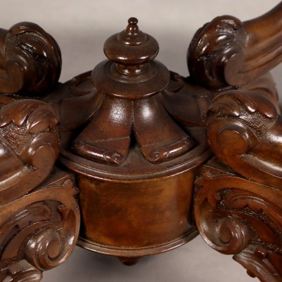 TAVOLINO a biscotto,Tavolo a Biscotto in Noce