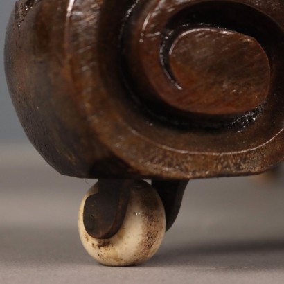 TAVOLINO a biscotto,Tavolo a Biscotto in Noce