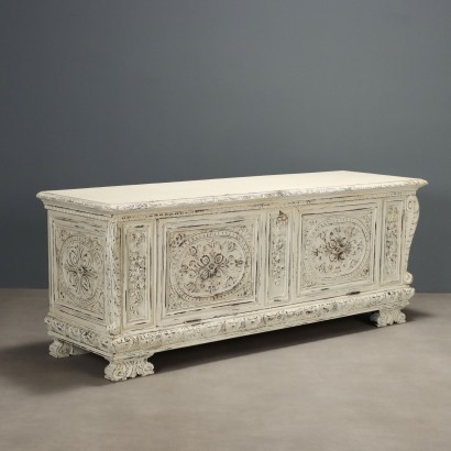 Cassapanca neorinascimento