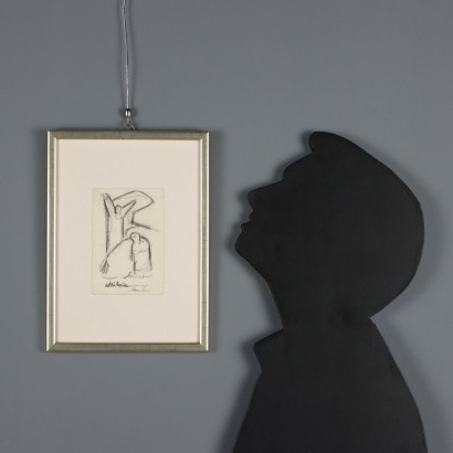 Disegno di Emilio Scanavino,Alleluia,Emilio Scanavino,Emilio Scanavino,Emilio Scanavino