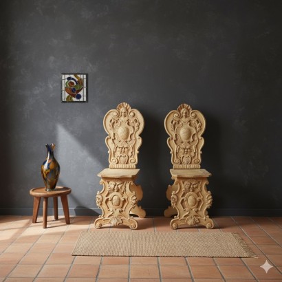Pair of chairs, Pair of chairs in Neo-Renaissance style