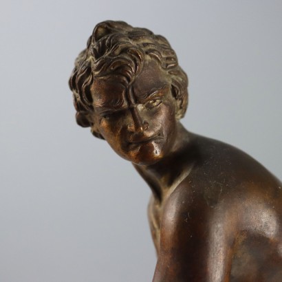 Escultura de bronce de David