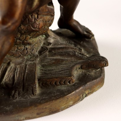 Escultura de bronce de David