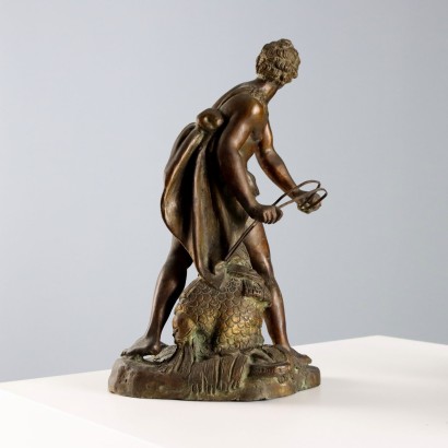 Escultura de bronce de David