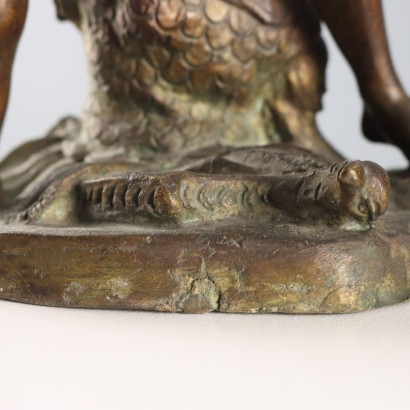 Escultura de bronce de David