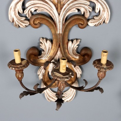 COPPIA APPLIQUES,Coppia di Applique ,Coppia di Appliques