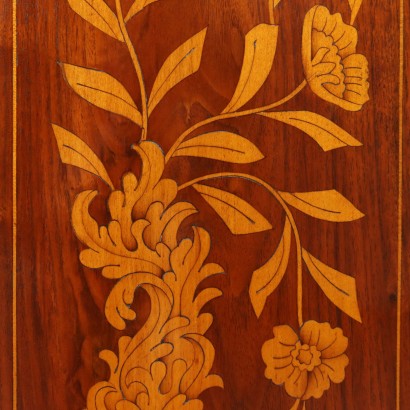 Corner cupboard, Dutch half-moon corner cupboard in Noc