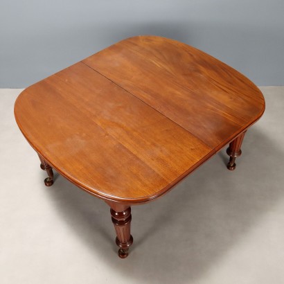 TABLE, Extendable Table, Extendable Mahogany Table