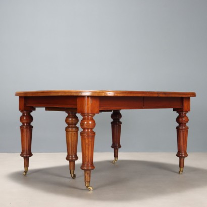 TABLE, Extendable Table, Extendable Mahogany Table