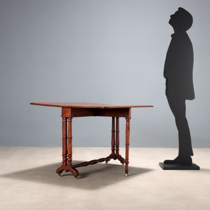 Table, Slatted Coffee Table, Slatted Coffee Table in Mahogany