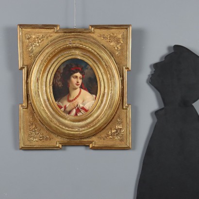 Dipinto Ritratto di Giovane Donna,Ritratto di giovane donna,Dipinto Ritratto di Giovane Donna