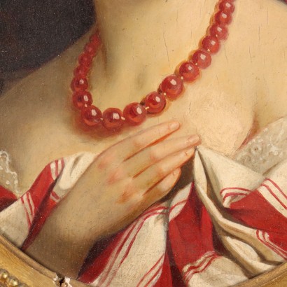 Dipinto Ritratto di Giovane Donna,Ritratto di giovane donna,Dipinto Ritratto di Giovane Donna