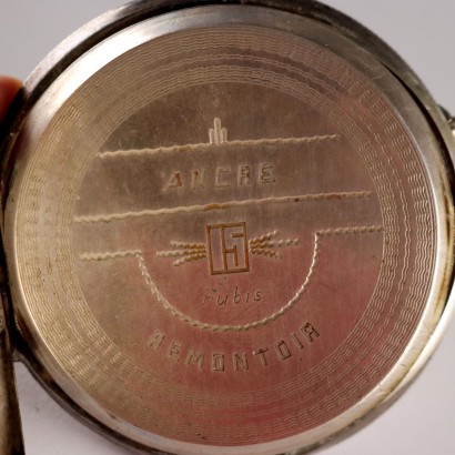 Orologio a Cipolla in Argento con Supp,Orologio a Cipolla in Argento Ancre Re,Orologio a Cipolla in Argento Wilhelm