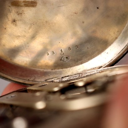 Orologio a Cipolla in Argento con Supp,Orologio a Cipolla in Argento Ancre Re,Orologio a Cipolla in Argento Wilhelm