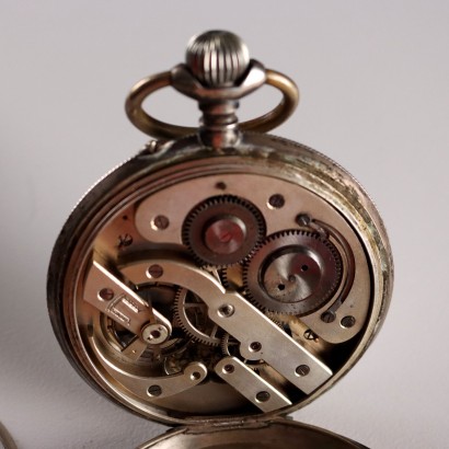 Orologio a Cipolla in Argento con Supp,Orologio a Cipolla in Argento Ancre Re,Orologio a Cipolla in Argento Wilhelm