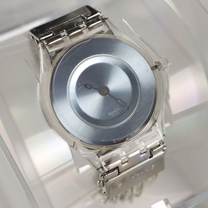 Coppia di Orologi Swatch Skin Silver M,Coppia Swatch Skin SFK130/SFK132 Silver