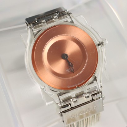 Coppia di Orologi Swatch Skin Silver M,Coppia Swatch Skin SFK130/SFK132 Silver