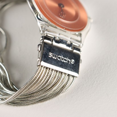 Coppia di Orologi Swatch Skin Silver M,Coppia Swatch Skin SFK130/SFK132 Silver