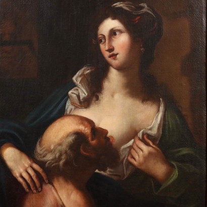 Dipinto raffigurante la Carità,Dipinto La Carità Romana