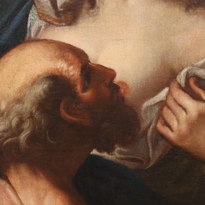 Dipinto raffigurante la Carità,Dipinto La Carità Romana