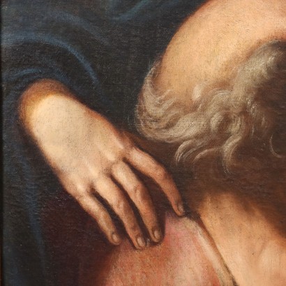 Dipinto raffigurante la Carità,Dipinto La Carità Romana