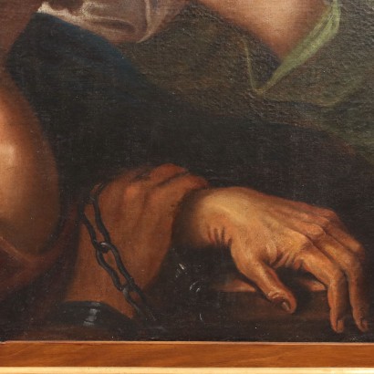 Dipinto raffigurante la Carità,Dipinto La Carità Romana