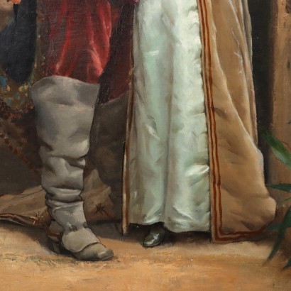 Painting by Louis Hippolyte (Ludovic) Mou,Galant scene,Louis Hippolyte Mouchot,Louis Hippolyte Mouchot,Louis Hippolyte Mouchot,Louis Hippolyte Mouchot