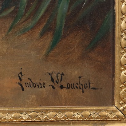 Painting by Louis Hippolyte (Ludovic) Mou,Galant scene,Louis Hippolyte Mouchot,Louis Hippolyte Mouchot,Louis Hippolyte Mouchot,Louis Hippolyte Mouchot