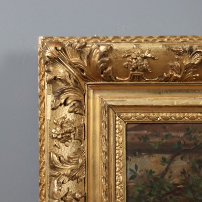 Painting by Louis Hippolyte (Ludovic) Mou,Galant scene,Louis Hippolyte Mouchot,Louis Hippolyte Mouchot,Louis Hippolyte Mouchot,Louis Hippolyte Mouchot