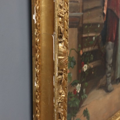 Painting by Louis Hippolyte (Ludovic) Mou,Galant scene,Louis Hippolyte Mouchot,Louis Hippolyte Mouchot,Louis Hippolyte Mouchot,Louis Hippolyte Mouchot