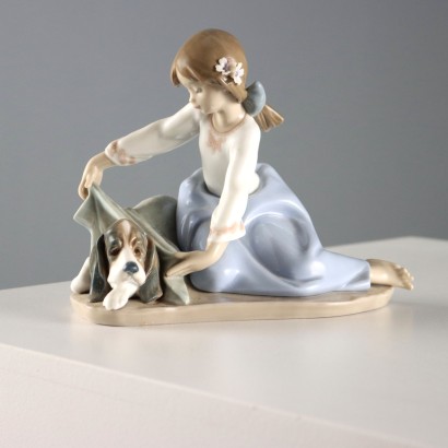 Giovinetta e Cane in Porcellana Manifattura Lladro