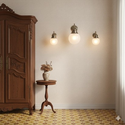 Tre Lampade da Parete Anni '5