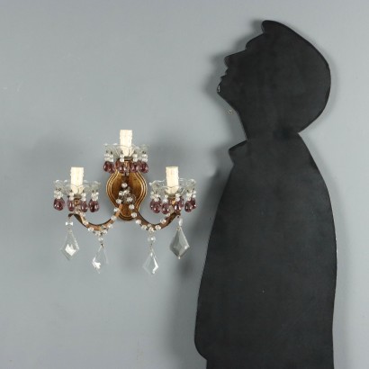 Applique,Applique a Tre Luci in Ferro