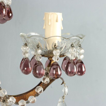 Applique,Applique a Tre Luci in Ferro