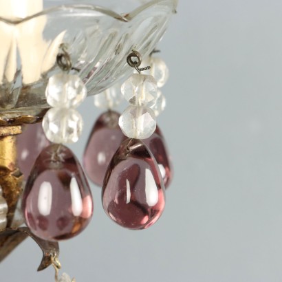 Applique,Applique a Tre Luci in Ferro