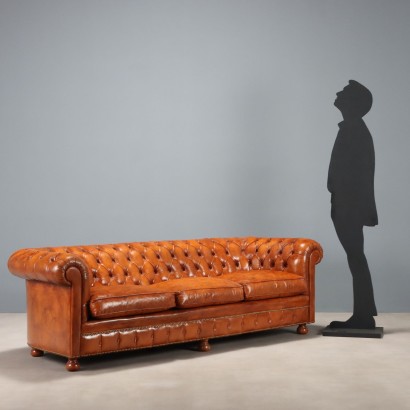 Divano 3 Posti in Stile Chesterfield - Italia XX Secolo | Antiquariato Sedie poltrone divani_1324784 Divano,Divano 3 Posti in Stile Chesterfield