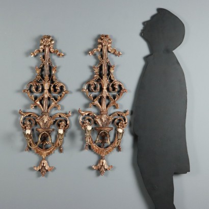 Coppia applique,Coppia Appliques a due Luci
