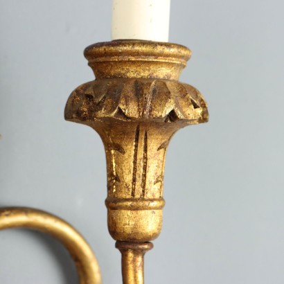 Coppia di Applique ,Coppia di Appliques in Ferro Lavorato