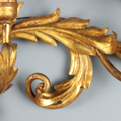 Coppia di Applique ,Coppia di Appliques in Ferro Lavorato